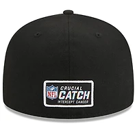 Men's New Era  Black Cincinnati Bengals 2023 NFL Crucial Catch 59FIFTY Fitted Hat