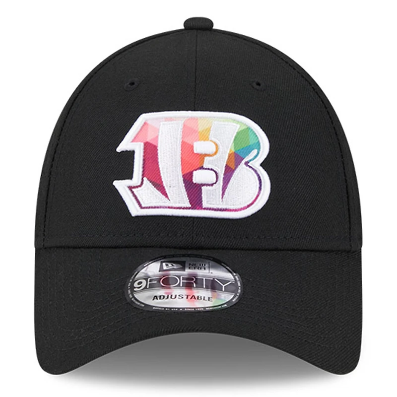 Men's New Era  Black Cincinnati Bengals 2023 NFL Crucial Catch 9FORTY Adjustable Hat