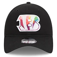 Casquette réglable noire Cincinnati Bengals 2023 NFL Crucial Catch 9TWENTY New Era pour homme