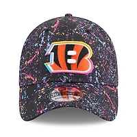 Casquette New Era noire Cincinnati Bengals 2025 NFL Crucial Catch 39THIRTY Flex pour homme