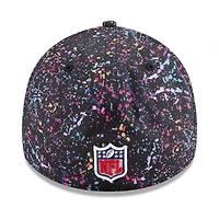 Casquette New Era noire Cincinnati Bengals 2025 NFL Crucial Catch 39THIRTY Flex pour homme