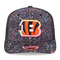 Casquette ajustable NFL Crucial Catch 9SEVENTY noire New Era pour homme, modèle 2025 des Bengals de Cincinnati