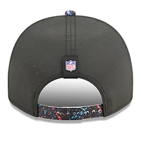 Men's New Era  Black Cincinnati Bengals 2025 NFL Crucial Catch A-Frame 9FIFTY Snapback Hat