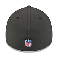 Casquette New Era noire 39THIRTY Flex des Bengals de Cincinnati 2025 pour homme