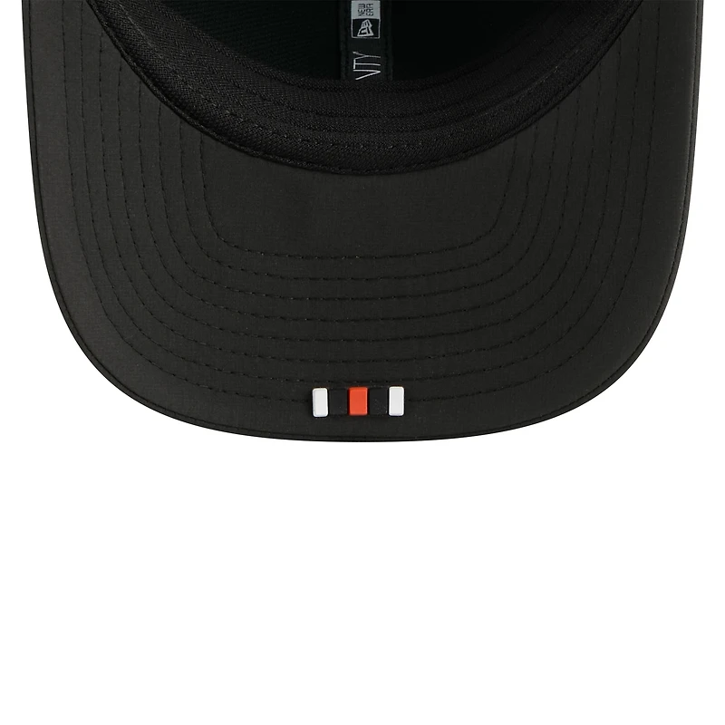 Men's New Era  Black Cincinnati Bengals 2025 Sideline 9SEVENTY Adjustable Trucker Hat