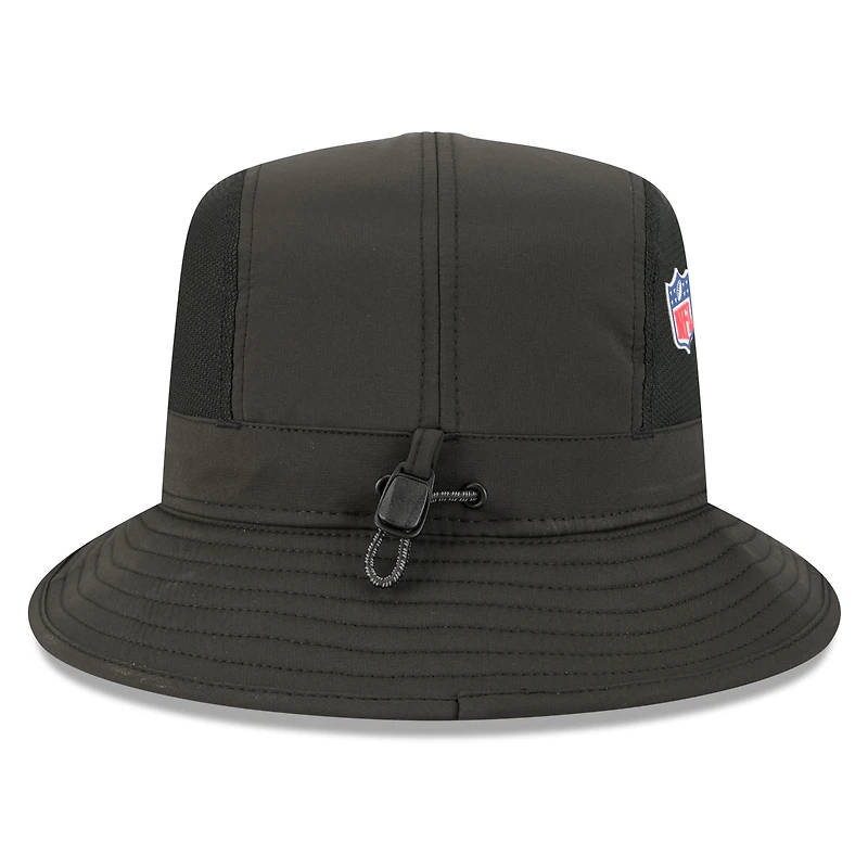Men's New Era Black Cincinnati Bengals 2025 Sideline Bucket Hat