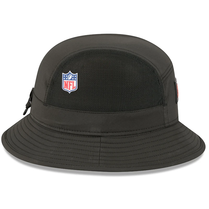 Bob noir New Era pour homme, édition 2025 des Bengals de Cincinnati