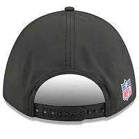 Casquette ajustable noire New Era Cincinnati Bengals 2025 Sideline M-Crown 9FORTY pour homme