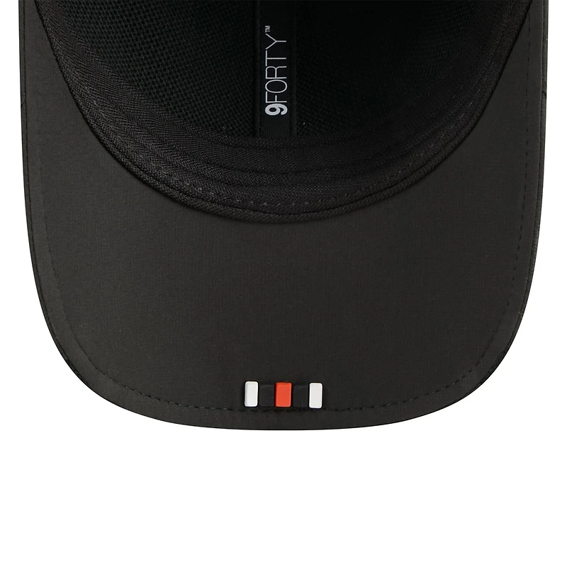 Casquette ajustable noire New Era Cincinnati Bengals 2025 Sideline M-Crown 9FORTY pour homme