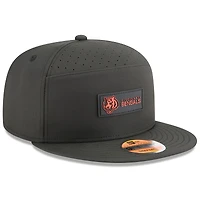 Casquette snapback 9FIFTY noire à panneau fendu pour homme New Era Cincinnati Bengals 2025