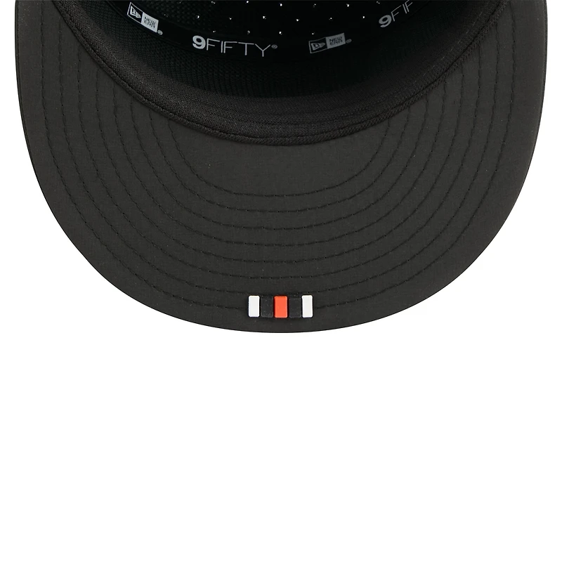 Casquette snapback 9FIFTY noire à panneau fendu pour homme New Era Cincinnati Bengals 2025