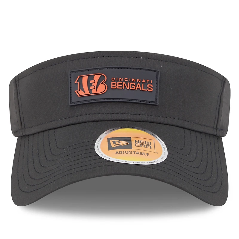 Visière latérale noire New Era pour homme, modèle 2025 des Bengals de Cincinnati