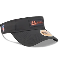 Visière latérale noire New Era pour homme, modèle 2025 des Bengals de Cincinnati