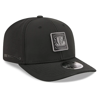 Casquette ajustable New Era noire pour homme, modèle 9SEVENTY, Cincinnati Bengals, camp d'entraînement NFL 2026