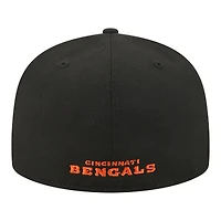 Men's New Era Black Cincinnati Bengals 59FIFTY Fitted Hat