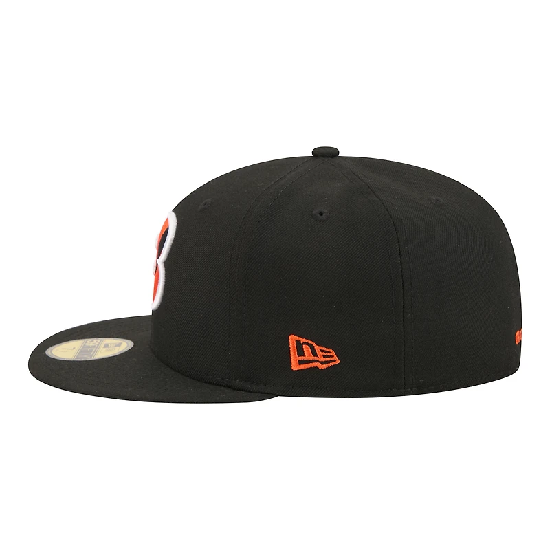 Men's New Era Black Cincinnati Bengals 59FIFTY Fitted Hat