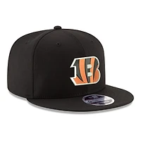 Men's New Era  Black Cincinnati Bengals 9FIFTY Snapback Hat