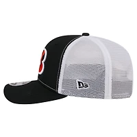 Men's New Era  Black Cincinnati Bengals 9SEVENTY Trucker Adjustable Hat