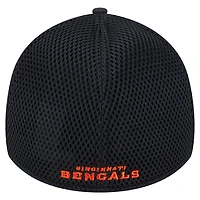 Casquette 39THIRTY Flex Active Camo noire des Bengals de Cincinnati New Era pour homme