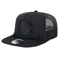 Men's New Era Black Cincinnati Bengals Active Tone Golfer Snapback Hat