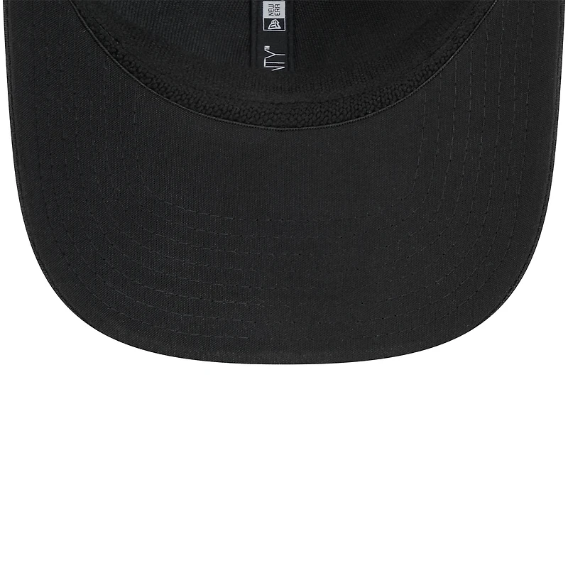 Men's New Era Black Cincinnati Bengals Adventure Camo Trucker 9SEVENTY Stretch-Snap Adjustable Hat