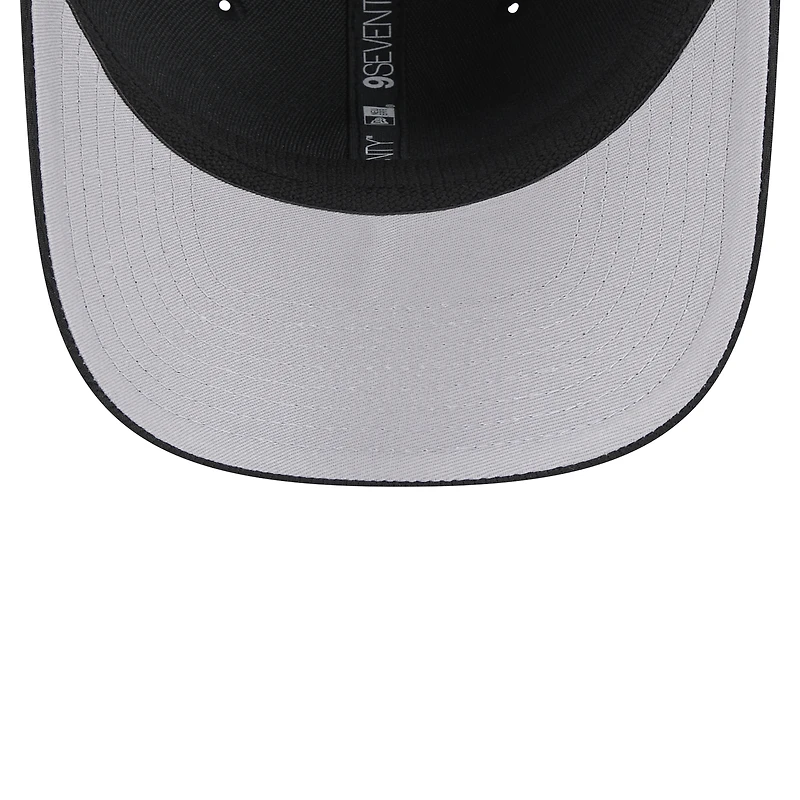 Casquette ajustable extensible à boutons-pression Cincinnati Bengals Adventure Patched 9SEVENTY New Era noire pour homme