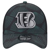 Casquette réglable Agave Trucker 9FORTY noire des Cincinnati Bengals New Era pour hommes