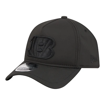 Casquette ajustable New Era Apex 9FORTY noire pour homme, Cincinnati Bengals