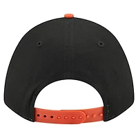 Casquette ajustable New Era noire Cincinnati Bengals Arch COOLERA 9FORTY A-Frame M-Crown pour homme