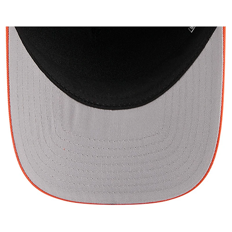 Casquette ajustable New Era noire Cincinnati Bengals Arch COOLERA 9FORTY A-Frame M-Crown pour homme