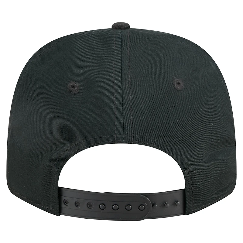 Men's New Era Black Cincinnati Bengals Chant 9SEVENTY Stretch-Snap Hat