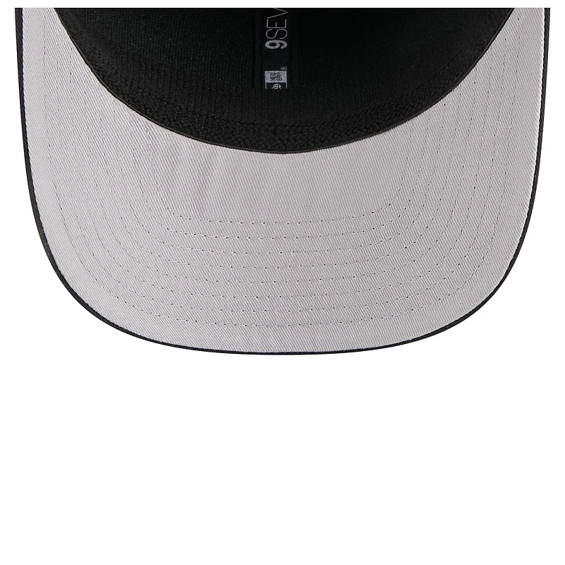 Men's New Era Black Cincinnati Bengals Chant 9SEVENTY Stretch-Snap Hat