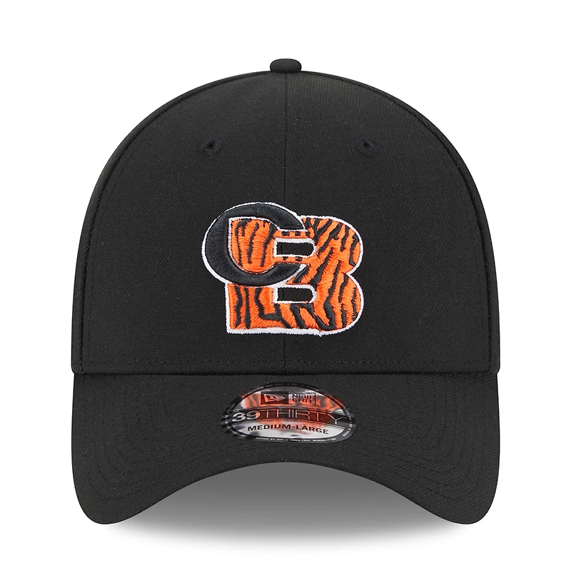 Casquette Flex 39THIRTY City Originals des Cincinnati Bengals New Era pour homme, noire