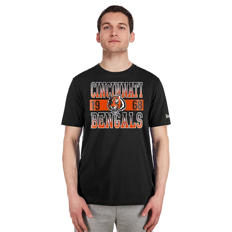 Men's New Era Black Cincinnati Bengals City Team T-Shirt