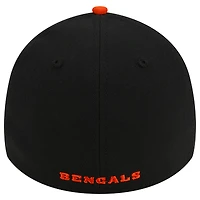 Casquette flexible 39THIRTY classique noire des Bengals de Cincinnati New Era pour hommes