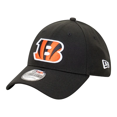 Men's New Era  Black Cincinnati Bengals Core Team 39THIRTY Flex Hat