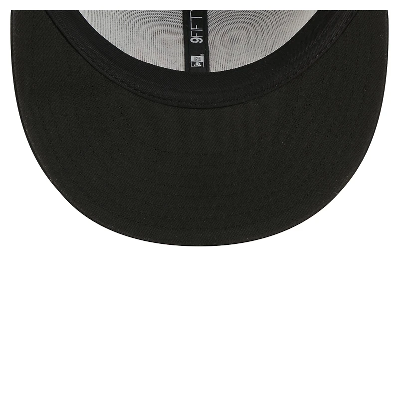 Casquette trucker snapback New Era noire pour homme, modèle Core Team des Bengals de Cincinnati 9FIFTY