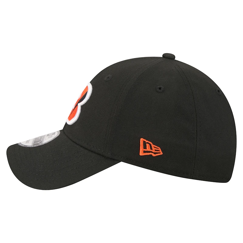 Casquette ajustable New Era noire pour homme Cincinnati Bengals Core Team 9FORTY