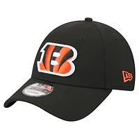 Casquette ajustable New Era noire pour homme Cincinnati Bengals Core Team 9FORTY