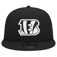 Men's New Era Black Cincinnati Bengals Evergreen 9FIFTY Snapback Hat