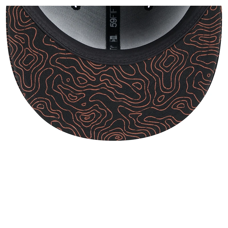 Men's New Era Black Cincinnati Bengals Geo 59FIFTY Fitted Hat