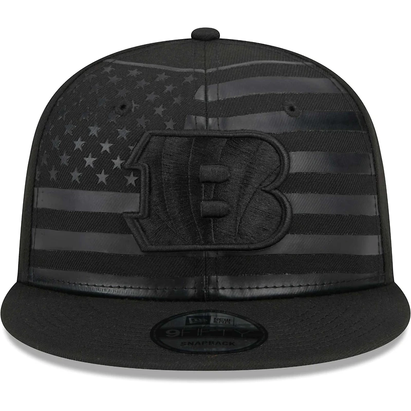 Men's New Era Black Cincinnati Bengals Independent 9FIFTY Snapback Hat