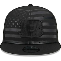 Men's New Era Black Cincinnati Bengals Independent 9FIFTY Snapback Hat
