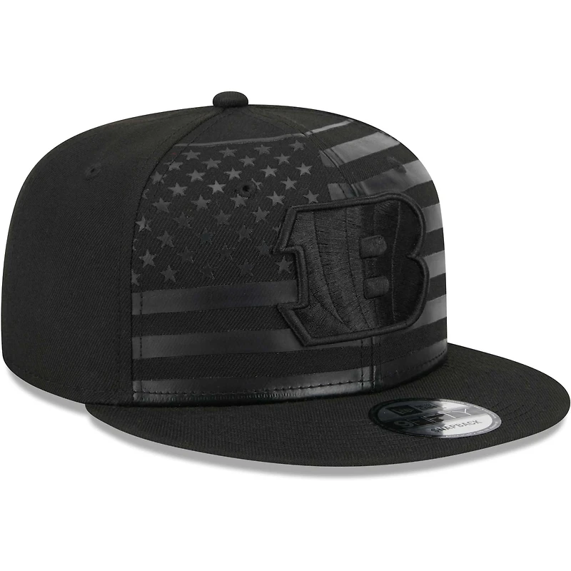 Men's New Era Black Cincinnati Bengals Independent 9FIFTY Snapback Hat