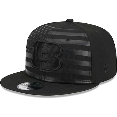 Men's New Era Black Cincinnati Bengals Independent 9FIFTY Snapback Hat