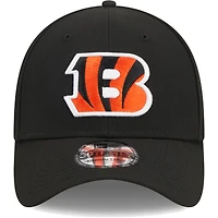 Men's New Era Black Cincinnati Bengals  Main 39THIRTY Flex Hat