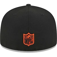 Casquette ajustée 59FIFTY Main des Bengals de Cincinnati New Era pour homme, noire