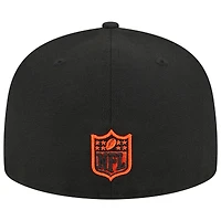 Men's New Era Black Cincinnati Bengals Main 59FIFTY Fitted Hat