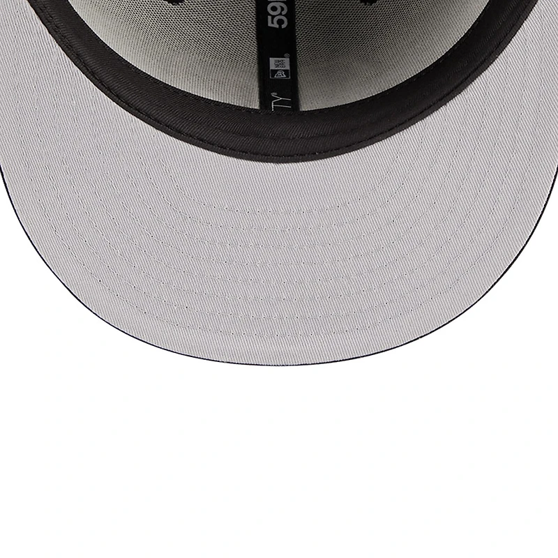 Men's New Era Black Cincinnati Bengals  Main Patch 59FIFTY Fitted Hat