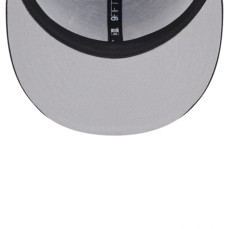 Men's New Era Black Cincinnati Bengals Main Trucker 9FIFTY Snapback Hat